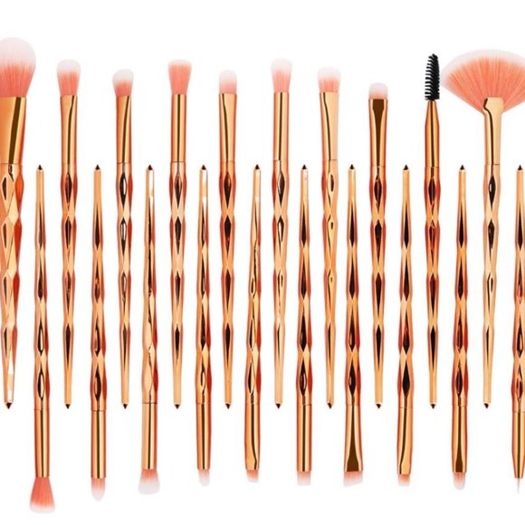 NEW 20pc Diamond Pro Makeup Brush Set - Picture 2 of 2